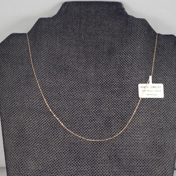 Solid 18k Rose Gold Chain - Picture 4 of 7